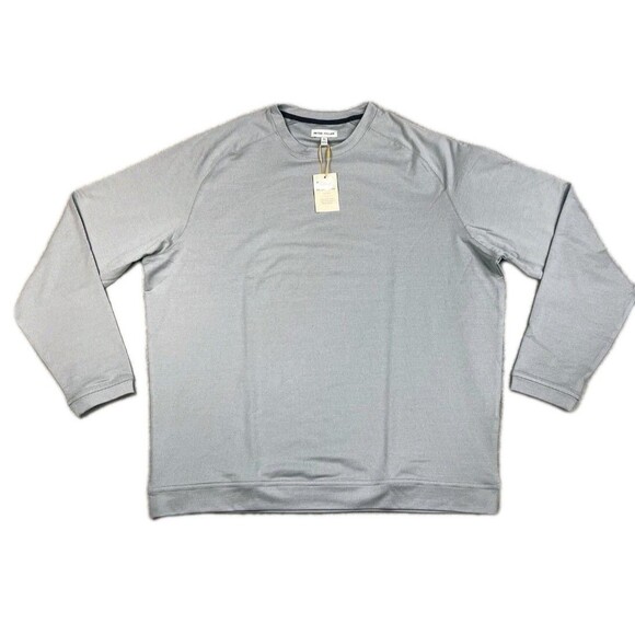 Peter‎ Millar Crown Sport Performance Pullover Sweater/Size XL / Light Gr…